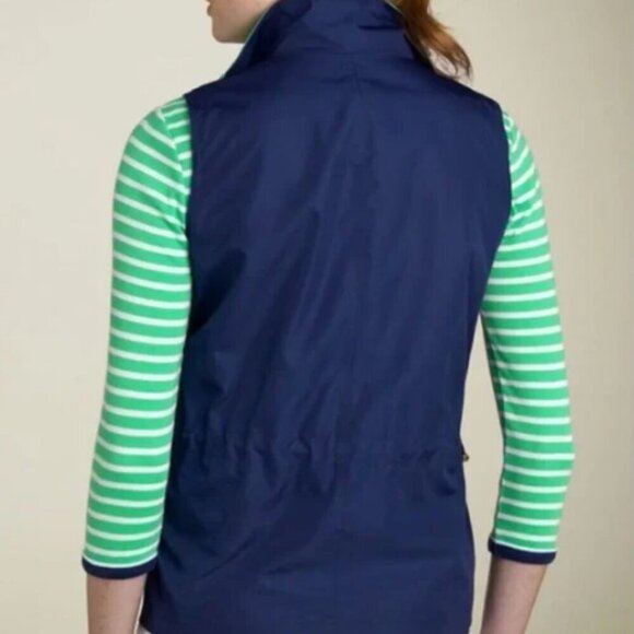 Ralph Lauren Cadogen Reversible Vest Women's L Green/Navy #94H - Picture 2 of 13